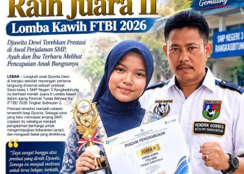 Siswi Kelas 1 SMPN 3 Rangkasbitung Raih Juara II Lomba Kawih FTBI 2026