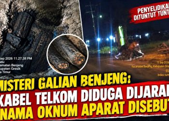 Misteri Galian Benjeng: Kabel Telkom Diduga Dijarah, Nama Oknum Aparat Disebut