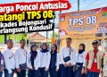 Warga Poncol Antusias Datangi TPS 08, Pilkades Bojongsari Berlangsung Kondusif