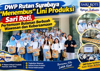 DWP Rutan Surabaya “Menembus” Lini Produksi Sari Roti, Pertemuan Bulanan Berbuah Wawasan dan Kebersamaan