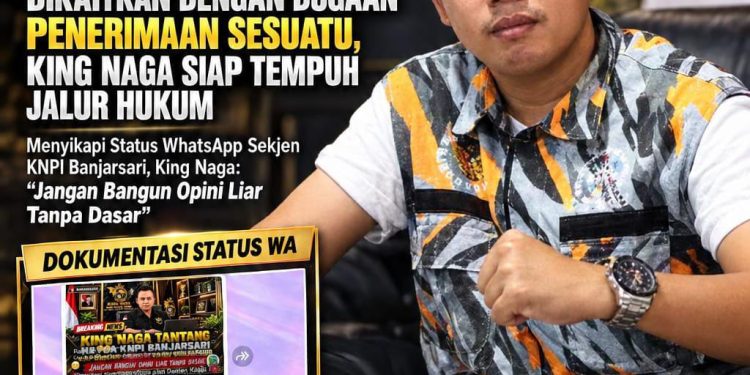 Namanya Dicatut dalam Status WhatsApp, King Naga Siap Tempuh Jalur Hukum