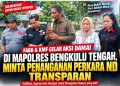 Aksi Damai FABB dan KMF di Mapolres Bengkulu Tengah, Minta Penanganan Perkara ND Transparan