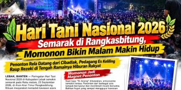 Hari Tani Nasional 2026 Semarak di Rangkasbitung, Momonon Bikin Malam Makin Hidup