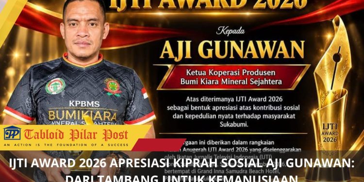 ijti award 2026 apresiasi kiprah sosial aji gunawan: dari tambang untuk kemanusiaan