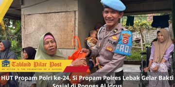 Peduli Sesama, Si Propam Polres Lebak Salurkan Bantuan Sosial Sambut HUT Propam ke-24