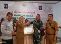 Dedikasi Kawal Pembangunan Desa, Babinsa Sumbermanjing Kulon Raih Penghargaan dari Tabloid Pilar Post