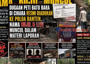 10 Titik Galian Diadukan ke Polda Banten, Dugaan PETI Batu Bara Cihara Masuk Babak Baru