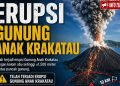 Gunung Anak Krakatau Kembali Erupsi, Status Siaga Level III