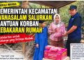 Camat Wanasalam Serahkan Bantuan Kemensos untuk Korban Kebakaran di Sukatani