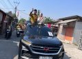 Kampanye Perdana, Gunawan Nomor Urut 1 Keliling Karangsatu dan Serap Aspirasi Warga
