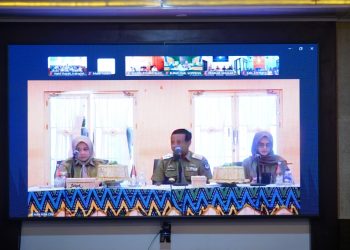 Monev BBM Bersubsidi Se-Sulsel, Wabup Bantaeng Ikuti Evaluasi Penanganan Antrean SPBU