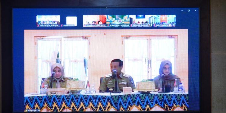 Monev BBM Bersubsidi Se-Sulsel, Wabup Bantaeng Ikuti Evaluasi Penanganan Antrean SPBU