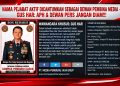 Nama Komjen Rudy Heriyanto Dicantumkan sebagai Dewan Pembina Dua Media, JAWARAH Desak Klarifikasi