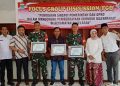 Danramil, Babinsa dan Pelaksana Proyek KDMP Pagelaran Terima Penghargaan dari Tabloid Pilarpost