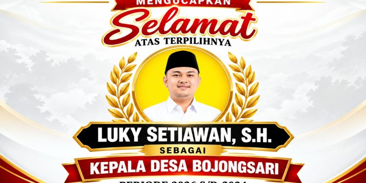 H Lucky Setiawan Raih 2.775 Suara, Terpilih Memimpin Desa Bojongsari Periode 2026–2034