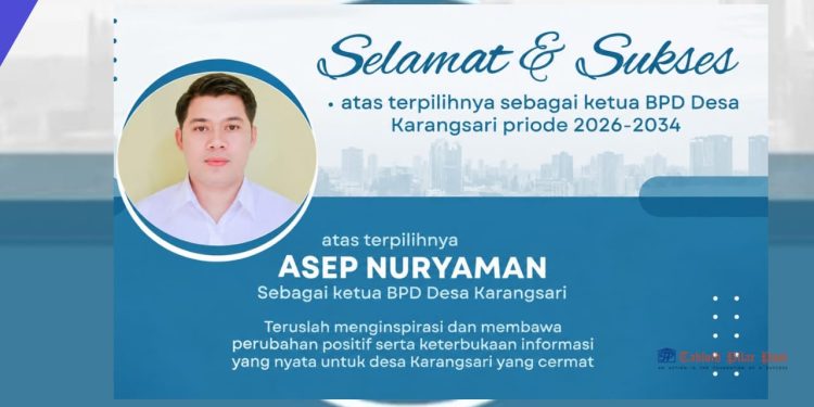 Akhirnya, Asep Nuryaman Terpilih Jadi Ketua BPD Desa Karangsari Kecamatan Cipongkor