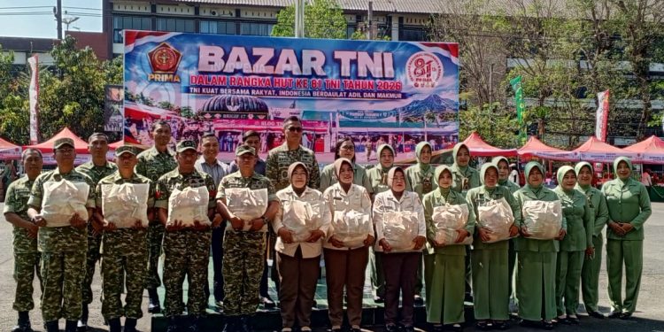 Sambut HUT ke-81 TNI, Kodim 0818/Malang-Batu Gelar Bazar UMKM, 37 Stan Tampilkan Produk Lokal
