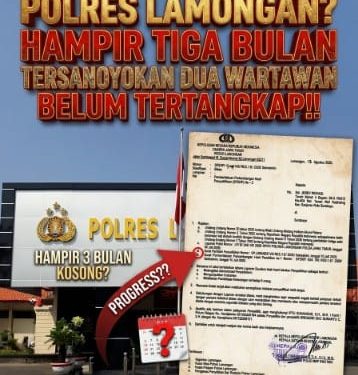 Dua Bulan Laporan Dugaan Pengeroyokan Wartawan di Lamongan, Bukti Disebut Sudah Diserahkan—Bagaimana Proses Hukumnya?