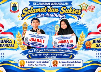 Dua Pelajar Wanasalam Raih Prestasi di FTBI Kabupaten Lebak 2026