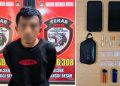 Tekab 308 Terbanggi Besar Amankan Pria Diduga Terkait Sabu, Tiga Pirek dan 8 Klip Disita