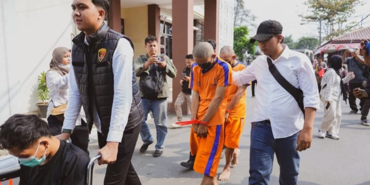 Polresta Karawang Bongkar Jaringan Curanmor, Empat Tersangka dan 7 Motor Diamankan