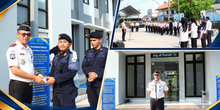 Jaga Prima Petugas, Rutan Kelas I Surabaya Bagikan Vitamin dan Suplemen Usai Apel Pagi