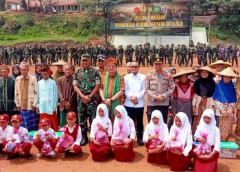 TMMD KE-130 TAHUN 2026 RESMI DIMULAI, DANDIM 0603/LEBAK TEGASKAN KOMITMEN BANGUN DESA CITOREK BARAT
