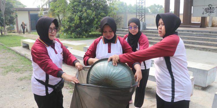 Kapolres Lebak Pimpin Green Policing Program Quick Wins Kapolri di Stadion Uwes Qorni