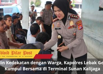 Jalin Kedekatan dengan Warga, Kapolres Lebak Gelar Kumpul Bersama di Terminal Sunan Kalijaga