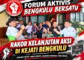FABB Siap Gelar Aksi Damai Lanjutan di Depan Kantor Kejati Bengkulu pada November 2026