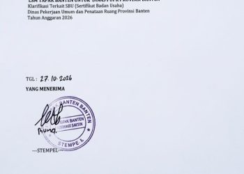 Surat Pertama Diabaikan, LSM TAPAK BANTEN Layangkan Surat Klarifikasi Kedua ke Dinas PUPR Provinsi Banten: Soroti Dugaan Persekongkolan