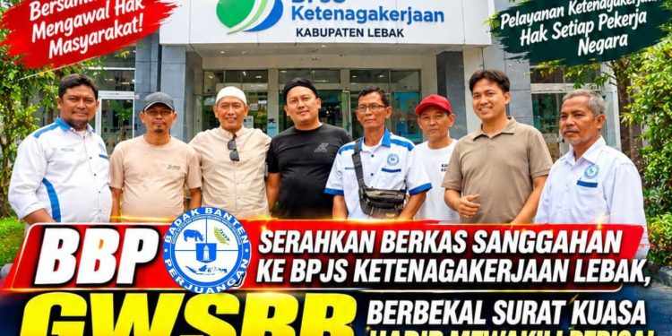 BBP Serahkan Berkas Sanggahan ke BPJS Kesehatan Lebak, GWSBB Berbekal Surat Kuasa Hadir Mewakili PERISAI