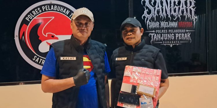 Polres Pelabuhan Tanjung Perak Ungkap Peredaran Sabu 8,483 Gram, Pria 51 Tahun Diamankan