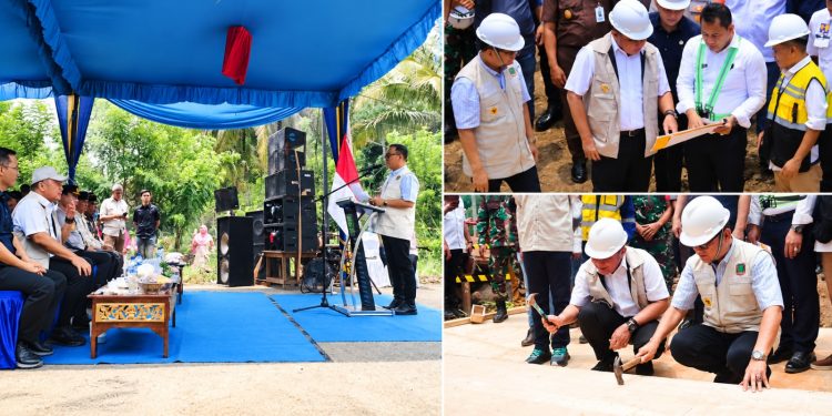 Bupati Empat Lawang Dampingi Gubernur Sumsel Tinjau Infrastruktur, Jembatan Sleman Ulu Mulai Dibangun