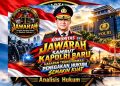 JAWARAH Ucapkan Selamat, Titip Harapan Reformasi dan Pelayanan Publik kepada Kapolri Suyudi