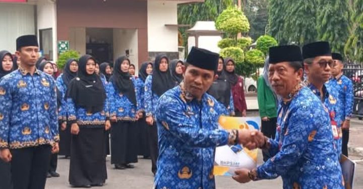 Edif Hayunan Ditunjuk Plt Kepala Dinas Kearsipan Trenggalek, Agus Wiyono Jadi Plt Camat Bendungan