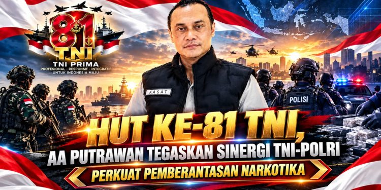 HUT ke-81 TNI, Kasatresnarkoba Polres Pelabuhan Tanjung Perak Dorong Penguatan Sinergitas TNI-Polri
