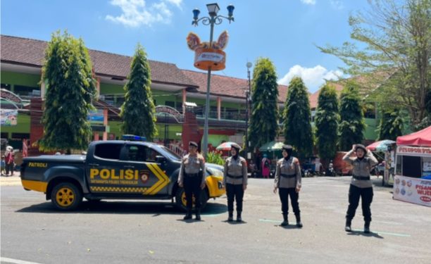 Berikan Rasa Aman, Polres Trenggalek Kerahkan Polwan Intensifkan Patroli Akhir Pekan