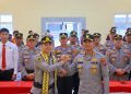 Tradisi Pedang Pora Iringi Langkah AKBP Zaldy Kurniawan sebagai Kapolres Lampung Tengah