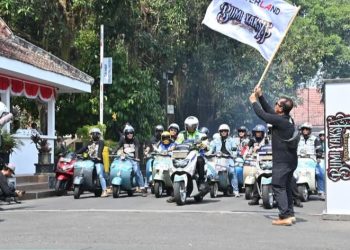 Bumi Yakso Bersecooter, Wabup Trenggalek Ajak Ribuan Scooterist Jelajahi JLS hingga Pantai Prigi 360