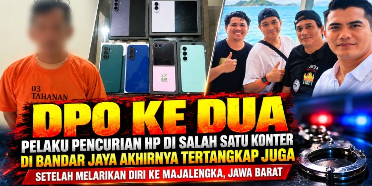 Tekab 308 Polsek Terbanggi Besar Berhasil Menangkap Penadah HP Curian Di Jawa Barat