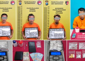 Polres Pelalawan Ungkap 6 Kasus Narkotika dalam Sepekan, 14 Tersangka Diamankan