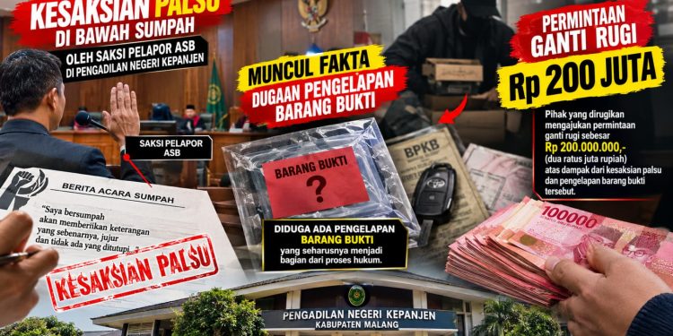 Ada Apa di Balik Kesaksian ASB? Dugaan Barang Bukti Digadaikan, Rp200 Juta Dipertanyakan
