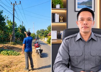 Kabel WiFi Menjuntai Ancam Keselamatan Pengguna Jalan, Kasi Trantib Wanasalam Peringatkan Pengusaha: Jangan Tunggu Ada Korban!
