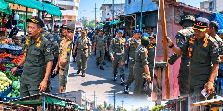 Satpol PP Bantaeng Tertibkan PKL dan Material Bangunan, Mursalim Karaeng Sila: Ruang Publik Harus Tertata!