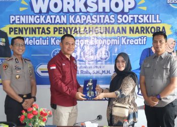 Polres dan BNN Pelalawan Bekali 20 Penyintas Narkoba Keterampilan Ekonomi Kreatif