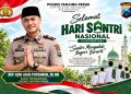 Kasatresnarkoba Polres Pelabuhan Tanjung Perak AKP Adik Agus Putrawan Sampaikan Pesan Hari Santri: Santri Mengabdi, Negeri Berarti
