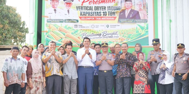 Bupati Bantaeng Resmikan Pengering Jagung 10 Ton, Petani Dibantu Hadapi Musim Hujan