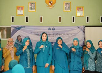 Ny. Gunya Paramasukhaputri Lantik Nur Asmi sebagai Ketua TP PKK Desa Pattallassang