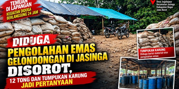Dugaan Pengolahan Material Emas di Jasinga, Aparat dan DLH Didorong Turun Memeriksa